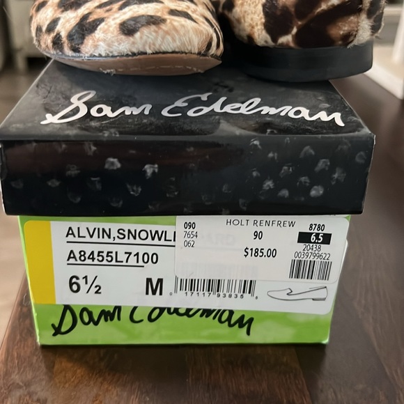 Sam Edelman loafers, animal print size 6.5 - Picture 3 of 4